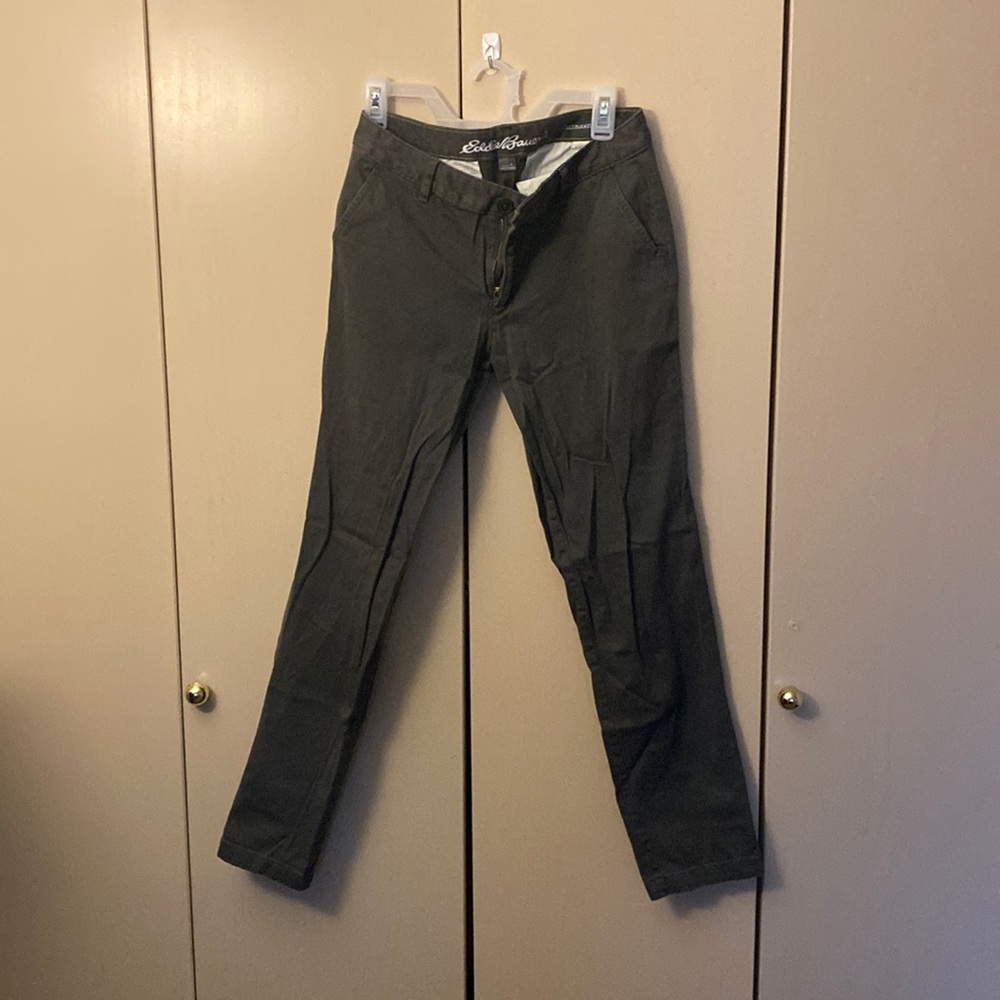 Size 4 Dark Grey Eddie Bauer boyfriend  pants